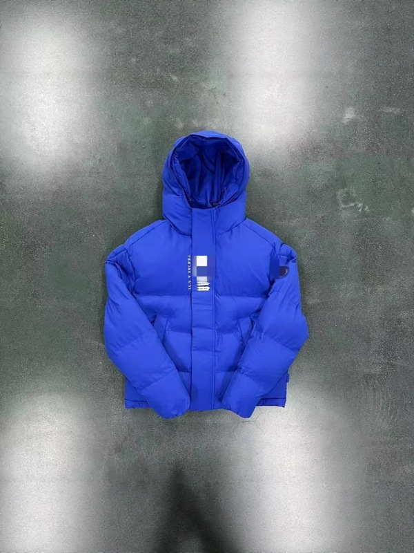 Trapstar 冬の新作トレンディなブランド暖かく厚みのあるショートスタイルのフード付きヒップホップストリートアメリカンジャケット、男性と女性用|undefined