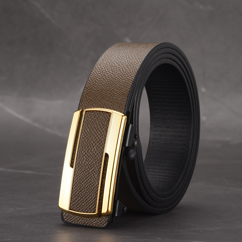 Fábrica de pelo directo gran cantidad en stock cinturón de los hombres desgaste de cinturón de hebilla automática de todos los partidos de negocios cinturón moda