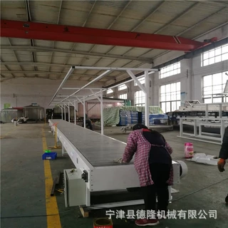 空调洗衣机组装流水线小家电生产输送机带灯架展示牌链板传送带