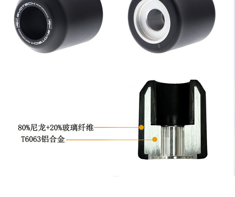 Suitable for Honda Cbr500R Cbr400R Modified Anti-Fall Protection Ball Body Anti-Fall Stick Motorcycle Accessories