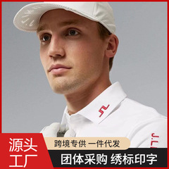 春夏新作 J.L メンズ ゴルフ ポロシャツ 吸汗性 カジュアル スポーツ メンズ 半袖 Tシャツ 通気性