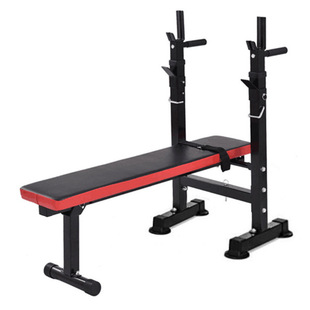 Multifunctional folding bench press weight bench barbell bed barbell rack bench press squat rack