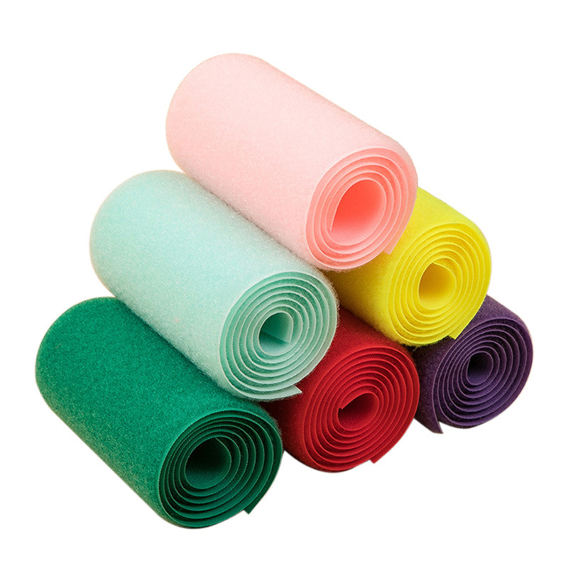 彩色尼龙魔术贴白色刺毛粘扣带服装箱包鞋勾毛面魔术贴子母贴宝宝