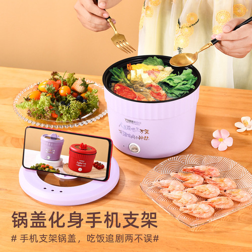 Guangdong Yuede direct supply mini instant pot electric cooking pot multi-function electric hot pot mini instant noodle pot on behalf of gifts