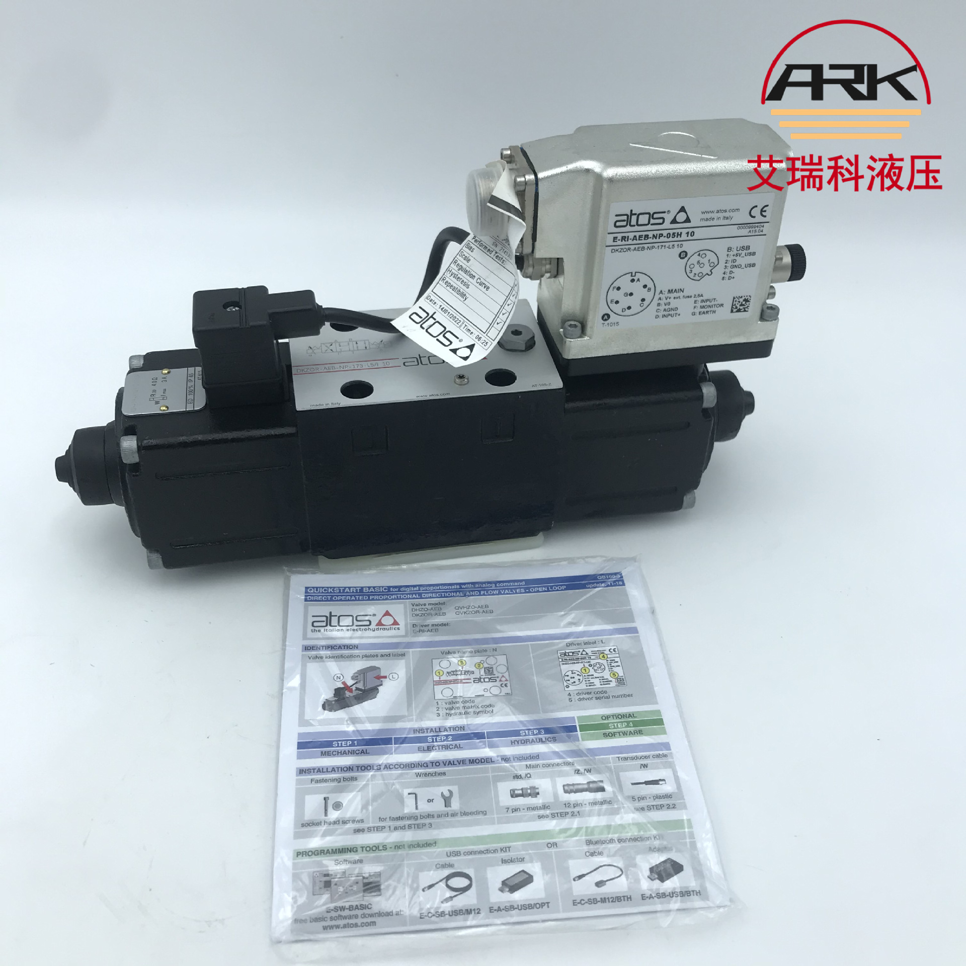 意大利Atos阿托斯DKZOR-AEB-NP-173-L5/I 10比例阀