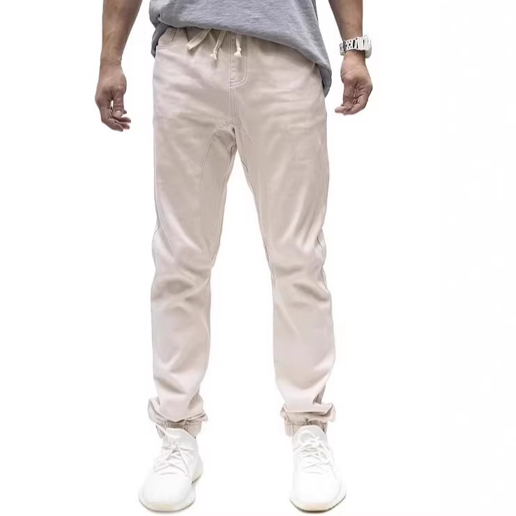 2026 Spring/Summer New Men's Drop-Crotch Jogging Denim Pants, Comfortable to Wear
