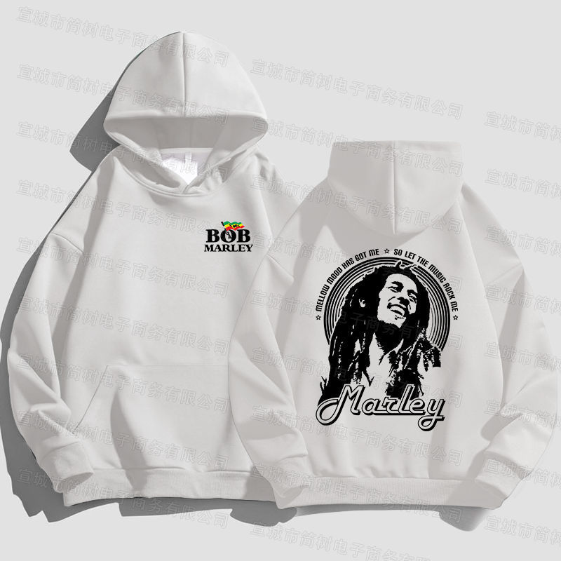 Bob Marley Hoodie Men's y Women's Ndy Loose Autumn/Winter