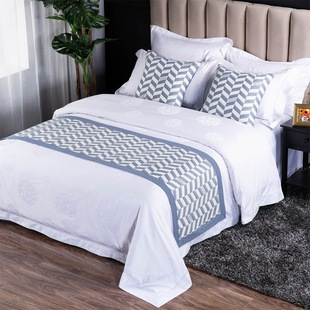 Hotel Bedding, Bed Runner, Bed Scarf, Guesthouse Light Luxury High-End Feel, Matching Towel, Family Room Pillow Core, Factory Direct Sales