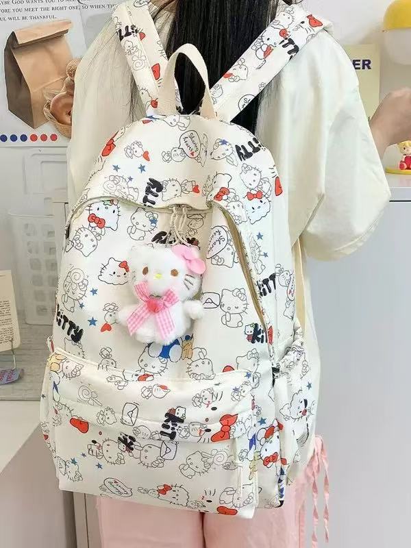 Nuevas mochilas para mujeres, lindas chicas dulces, mochilas para estudiantes de secundaria, mochilas versátiles de gran capacidad para estudiantes de primaria