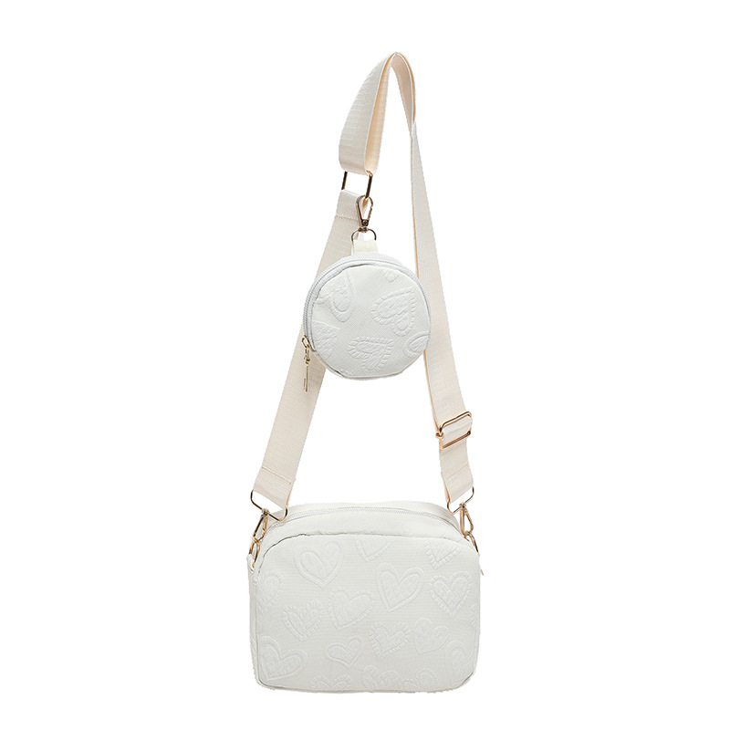 Bolsas de lona suaves de moda de corazón de melocotón bolsas de mujer de verano 2024 nuevas bolsas de madre de viento de gran capacidad bolsas pequeñas