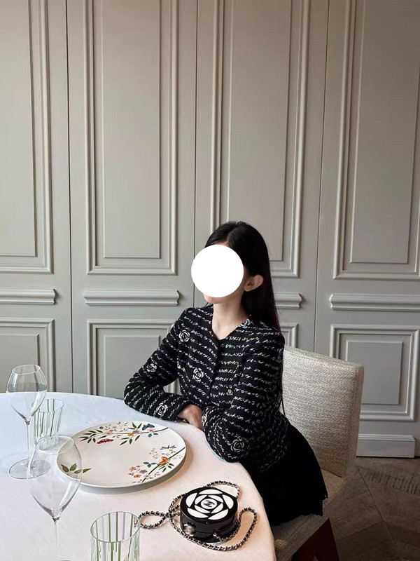 早安樊樊贝梦德memory 经典纯色款/山茶花刺绣小香外套女早秋|undefined