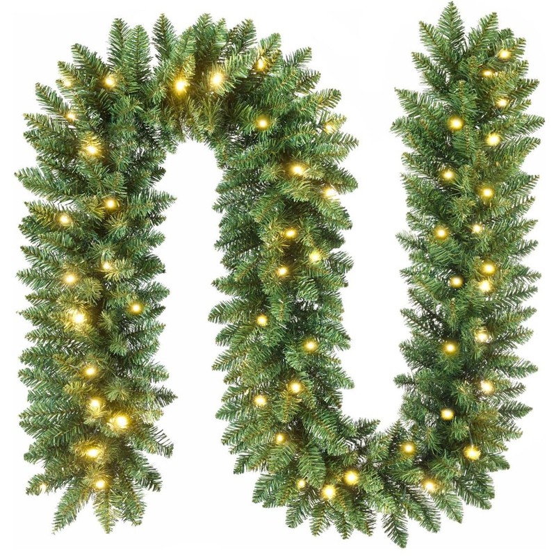 2.7メートルpe混合藤条白い植毛藤条積雪シミュレーション雪クリスマス藤条クリスマス装飾品|undefined