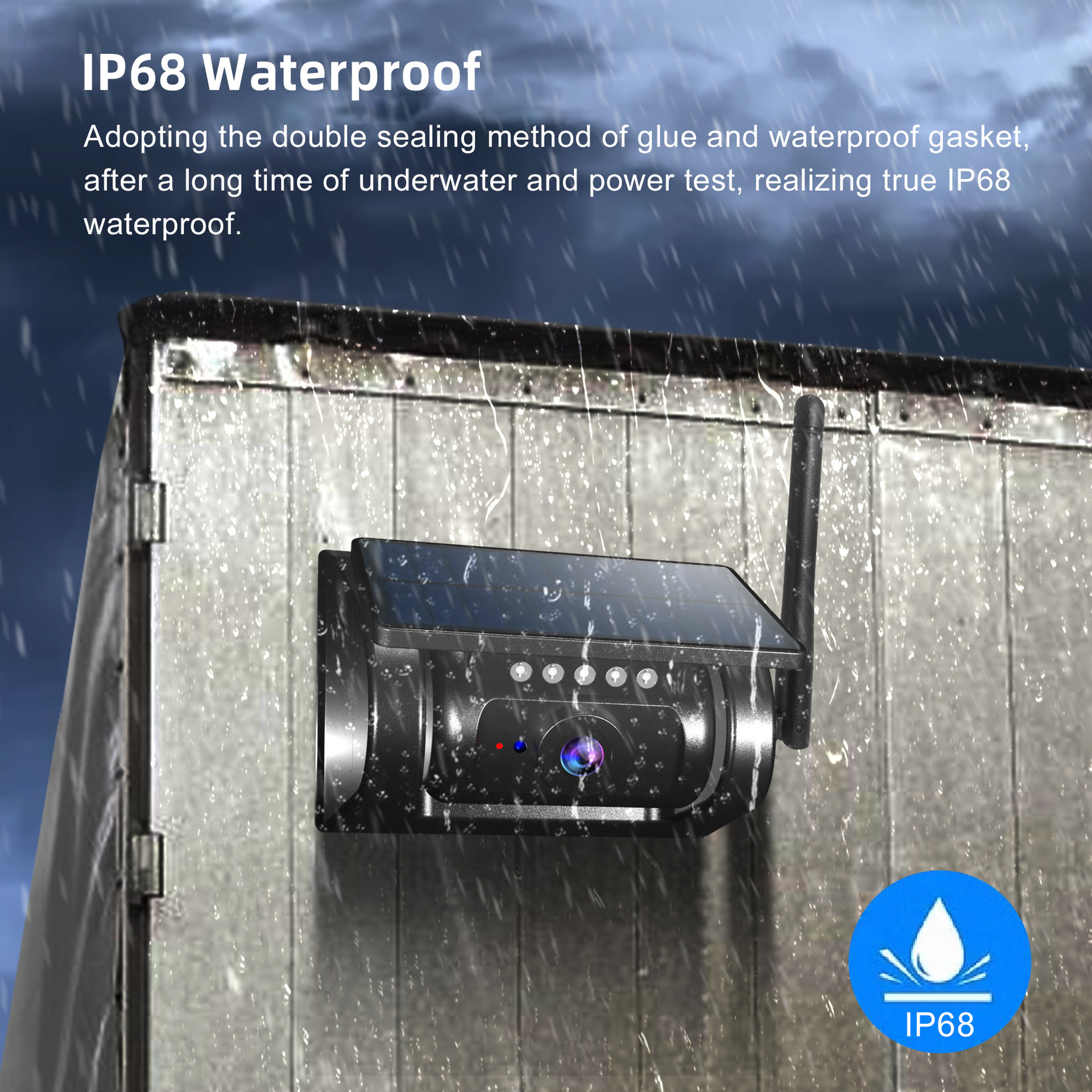 7inch Truck Wireless Wifi Solar Camera Hd Car Reversing Image Bsd Car Navigation Recorder