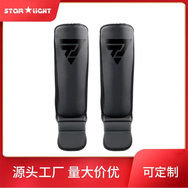 Xinghui Cross-Border Muay Thai Leg Guards, Sanda Shin Guards, Thickened Boxing Leg Guards, MMA Training Calf Guards, Footback Guards