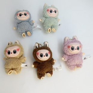 In-Stock Bubble Labubu Plush Doll Quick Release Blind Box Vinyl Face Trendy Toy Figure Gift Homeland Edition