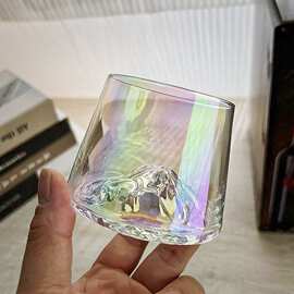 无铅玻璃水杯冰山杯威士忌杯洋酒杯茶杯果汁杯多用杯