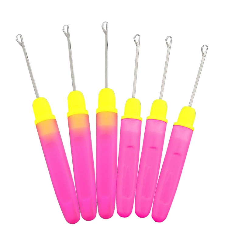 Инструмент для вязания крючком с языком маленький вязаный крючком свитер из нержавеющей стали игла ручной работы DIY Вязание шерстяной язык крючком