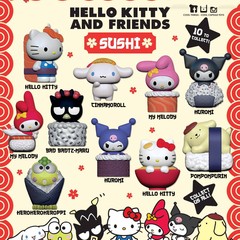 正版Hello Kitty寿司盲蛋潮玩手办可爱玩偶公仔桌面摆件礼品批发