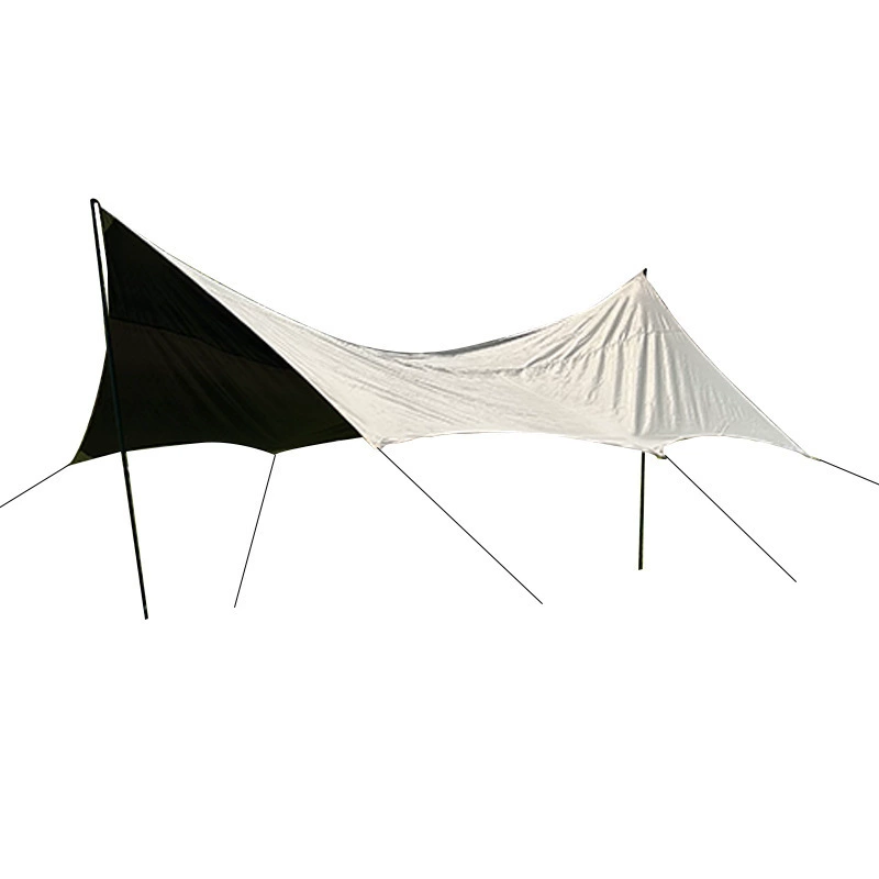 Canopy, travel hexagonal tent for camping, equipment, increased thickness