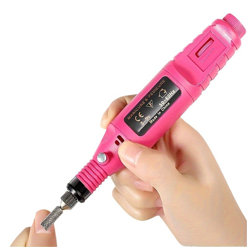 Removedor de uñas portátil mini máquina de uñas Pluma mini pulidor de uñas eléctrico herramienta de uñas traje