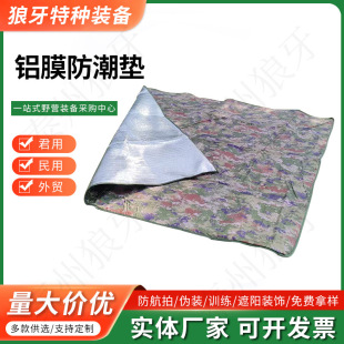Factory wholesale emergency disaster relief home standing jungle starry sky aluminum film moisture-proof mat camping warm moisture-proof cool