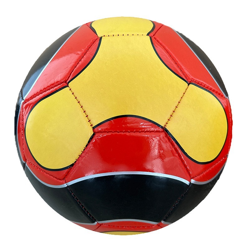 Material de PVC transfronterizo de alta calidad espesado resistente al desgaste 5 máquina de costura de fútbol de color para estudiantes de primaria y secundaria bola de entrenamiento image 4