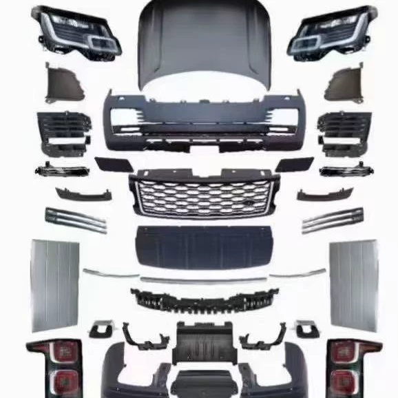 Для Land Rover Range Rover ExИсполнительный L405 13-17 Обновление 18 старых и новых передних и задних брусьев