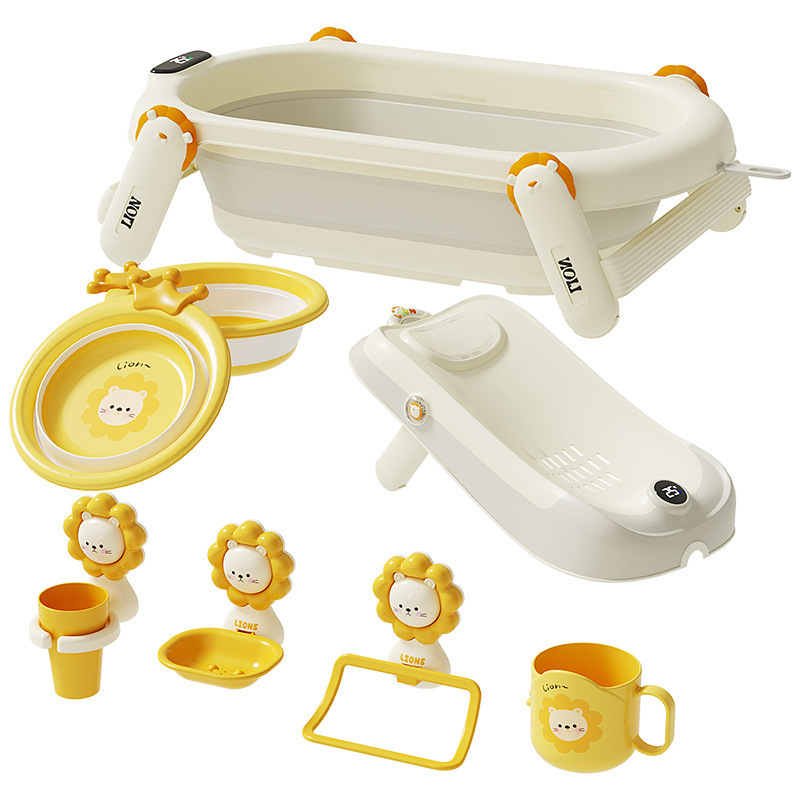 �ʺп羳����Ӥ���۵�ԡ����װ����ϴ��Ͱ7����Baby bathtub 7set