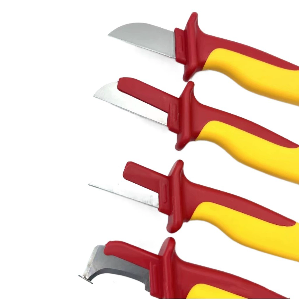 100 000 вольт электрический нож с изоляцией нож с кабелем крючок нож с прямым лезвием