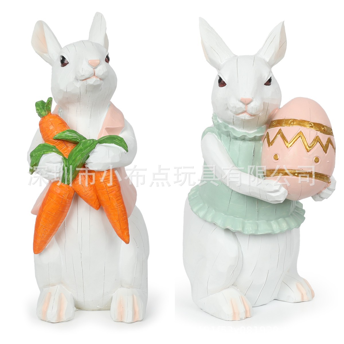Spring Easter Cute Resin Rabbit Decorative Ornament Statue Rabbit…