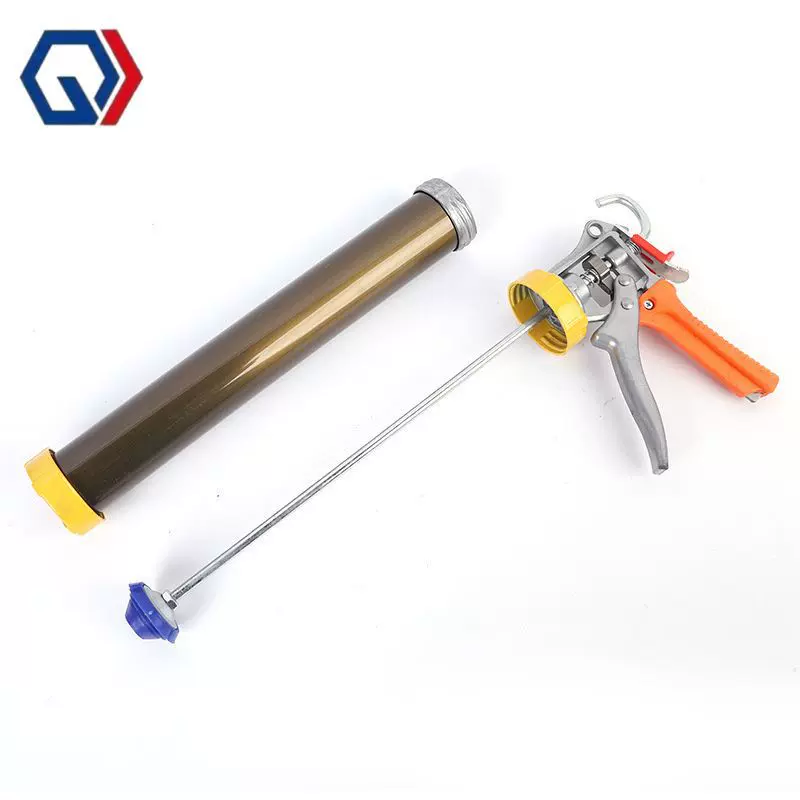庆迪玻璃胶枪结构胶枪软胶枪硅胶枪密封胶专用胶手动不锈钢旋转热