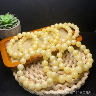Natural amber beeswax white flower bracelet jewelry diy accessories bracelet accessories female red book live factory wholesale