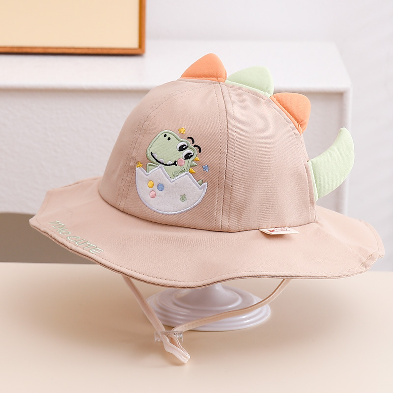 Sombrero para bebés primavera y otoño delgado lindo super pequeño mes de edad pescador sombrero universal sombrero para bebés de dibujos animados