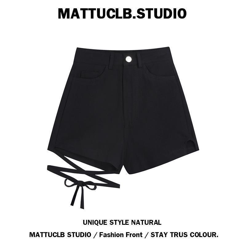 女性用ライトブルーベア刺繍ジーンズ春と秋の新しいアメリカンレトロホットガールリッピングローエッジデザインストレートパンツトレンディ|undefined