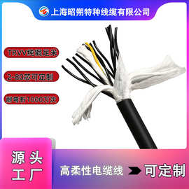 高柔性电缆线-TRVV电缆,国标纯铜,足方足米耐弯折,特种电缆厂家