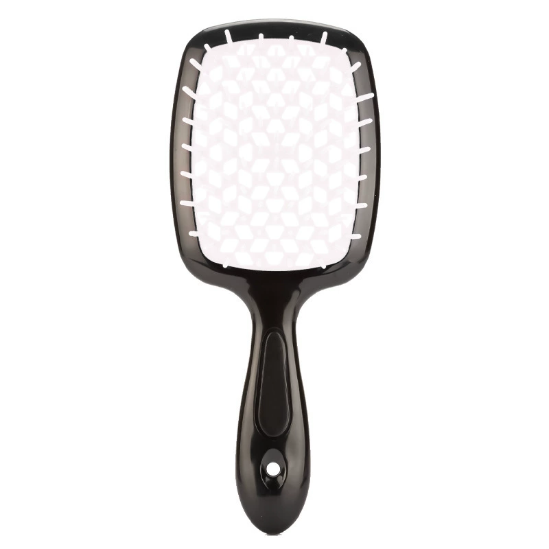 Paddle Massage Hair Brush, Grid Vent Detangler for Women, Colorful OPP/PVC Packed 8.7×5.7 cm