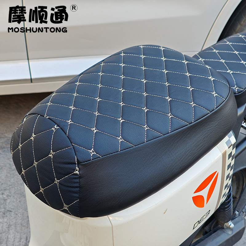 New National Standard Electric Vehicle Seat Cover, Warm and Sun-Protective, Suitable for Yadea, Aima, Tailing, Shenyuan, Xinri Electric Vehicles