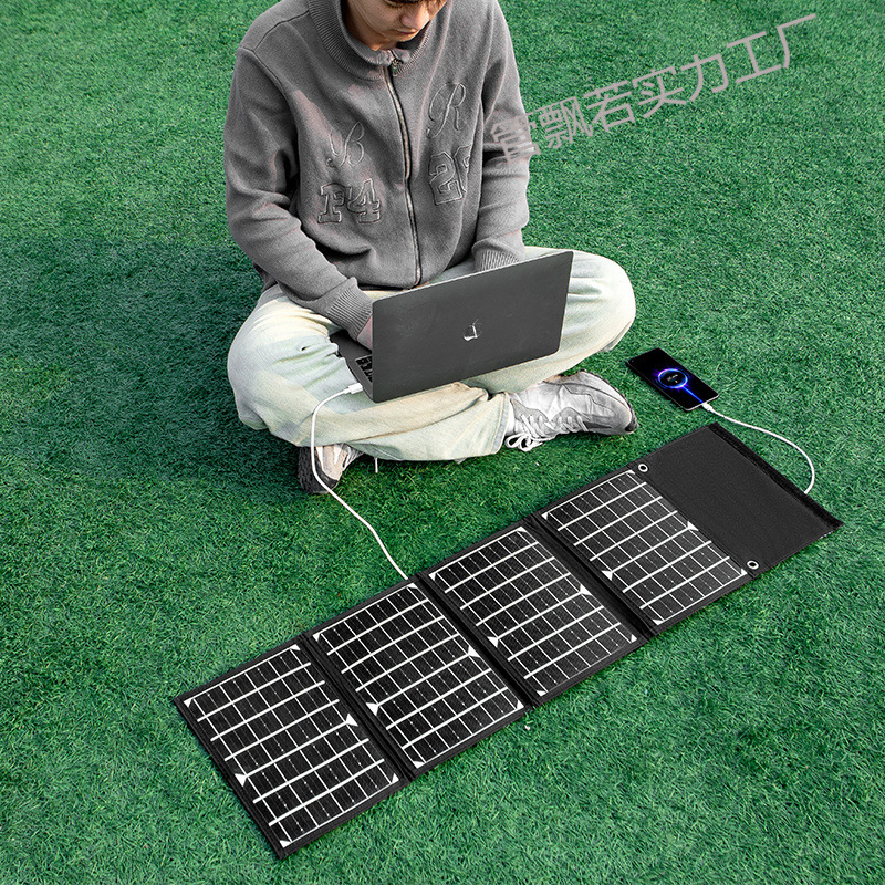 太阳能移动电源户外应急充电宝无线便携式快充手摇正品发电充电板