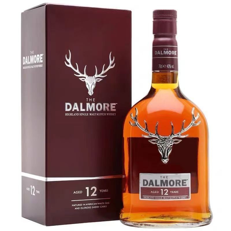 大摩12年15年单一麦芽威士忌 洋酒 帝摩达尔摩THE DALMORE 700ml