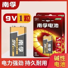 9V电池九伏碱性电池万用表叠层方形电池话筒遥控器专用6LR61电池