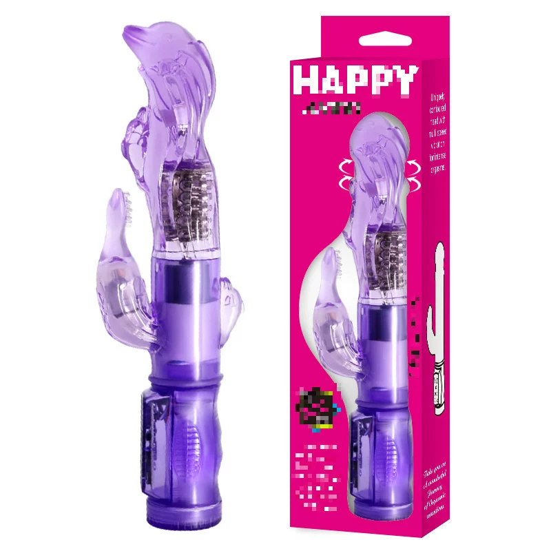 百乐 3-frequency vibration, 3-frequency rotation, soft glue stick for women, adult products 37019