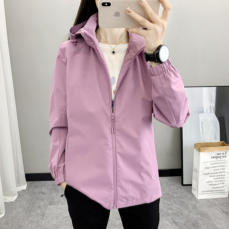 UPF100 + protector solar al aire libre mujer de verano nuevo tejido fino suelto seda de hielo de secado rápido anti-UV abrigo de mujer ligero