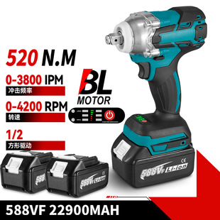 New Makita-Style Brushless Electric Wrench Dual-Purpose Impact Wrench Screwdriver High-Torque Impact Air Gun