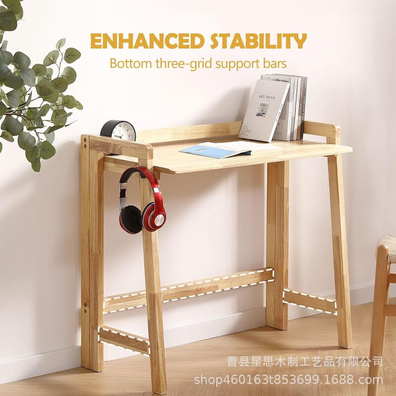 Solid Wood Folding Table Medieval Modern Office Desk Foldable Writing Computer Desk Home Office Table Solid Wood Table Solid Wood Folding Table Medieval Modern Office Desk Foldable Writing Computer Desk Home Office Table Solid Wood Table