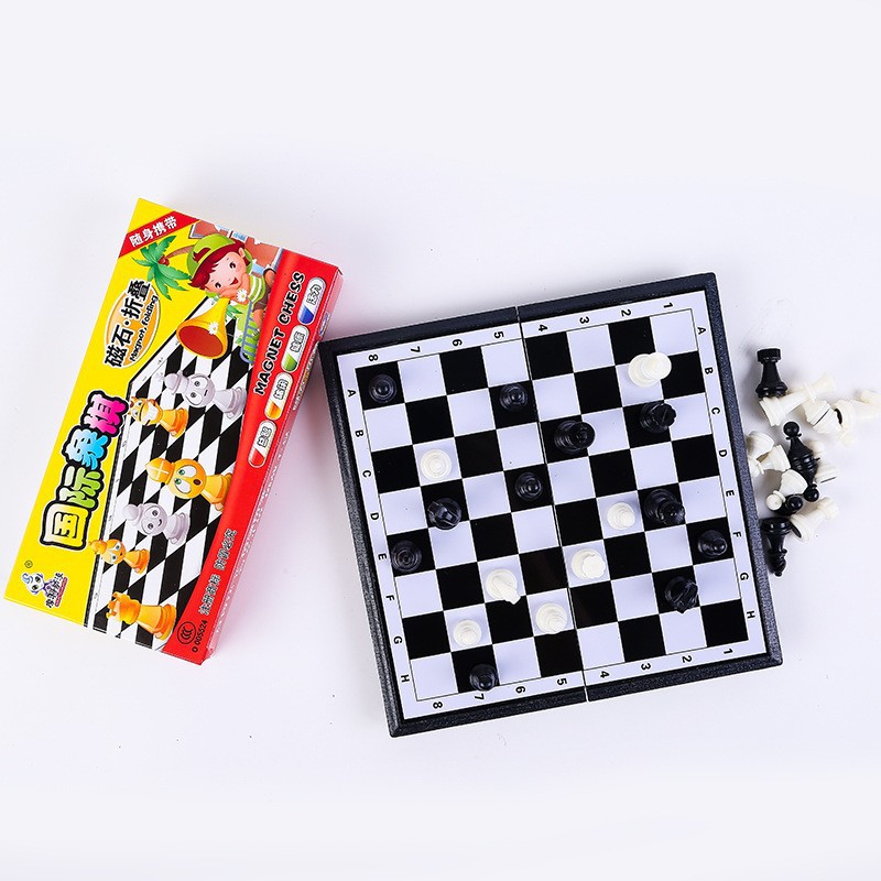 Ajedrez magnético plegable grande y pequeño ajedrez de vuelo magnético Go Go