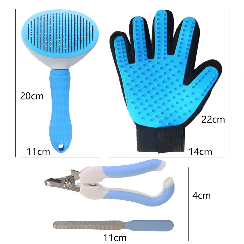 Cat gloves pet cleaning to floating brush beauty hair gloves cats and dogs see cross-border pet cleaning suit