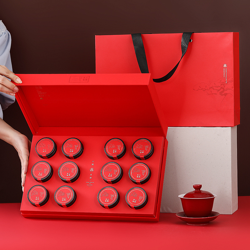 小罐茶禮盒包裝空盒金駿眉紅茶碎銀子枸杞小泡罐茶葉禮盒定製