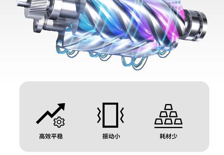 Permanent magnet variable frequency screw air compressor, industrial-grade laser cutting low-noise air compressor, available for purchase in bulk