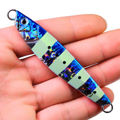 夜光鐵板鉛魚 沉水遠投金屬路亞餌jig魚餌仿生假餌海釣鐵板漁具