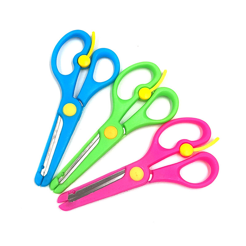 Children's elastic safe scissors
